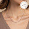 Charm Compatible Necklaces & Bracelets - Chelsea Chain Necklace in Solid White Gold - - Astrid &amp; Miyu