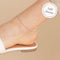 Chelsea Story Story Chain Anklet in Solid White Gold - Story Chain - Astrid &amp; Miyu