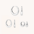 Bold Zodiacs & Zodiac Gift Sets - Dome Gift Set in Silver - Stacking Sets - Astrid &amp; Miyu