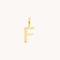 Initial Charms - F Initial Charm 9k Gold - Welding Charm - Astrid &amp; Miyu