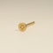 Piercing Post in Solid Gold-Astrid &amp; Miyu