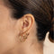18k Gold Plated Jewellery - Essential Medium Hoops in Gold - Hoop Earrings - Astrid &amp; Miyu