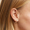 Heart Rook Bar in Solid Gold-Astrid &amp; Miyu