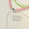 Bracelets - Tourmaline Gemstone Bracelet in 9k White Gold - Beaded Bracelet - Astrid &amp; Miyu