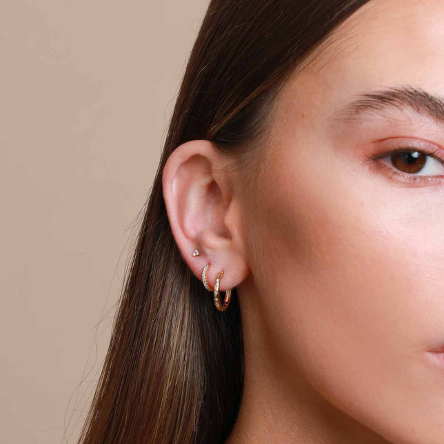 Jewelled Hoop in Gold-Astrid &amp; Miyu