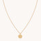 Leo Zodiac Pendant Necklace in Gold