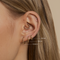 Twisted Rope Seamless Hoop in Solid Gold-Astrid &amp; Miyu