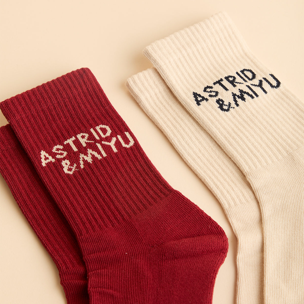Socks in Red-Astrid &amp; Miyu