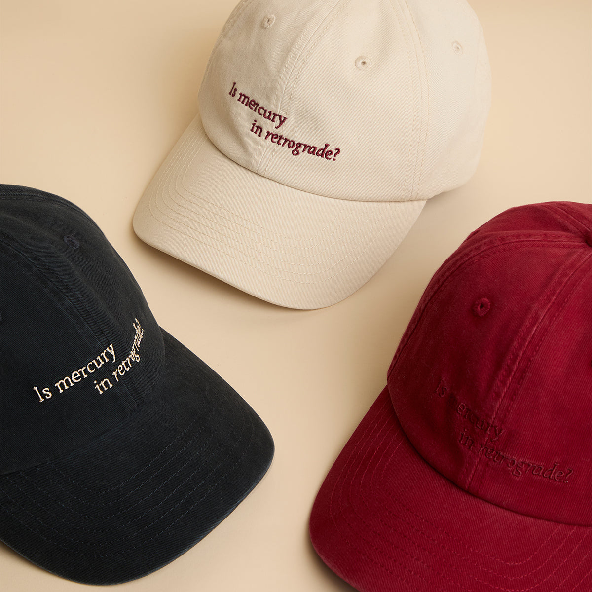 Mercury in Retrograde Cap in Red-Astrid &amp; Miyu