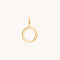 Initial Charms - O Initial Charm in 9k Gold - Welding Charm - Astrid &amp; Miyu
