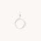 Initial Charms - O Initial Charm 9k White Gold - Welding Charm - Astrid &amp; Miyu