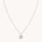 Pisces Zodiac Pendant Necklace in Silver