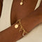 18k Gold Plated Jewellery - Moon Talisman Charm in Gold - Talisman Charm - Astrid &amp; Miyu