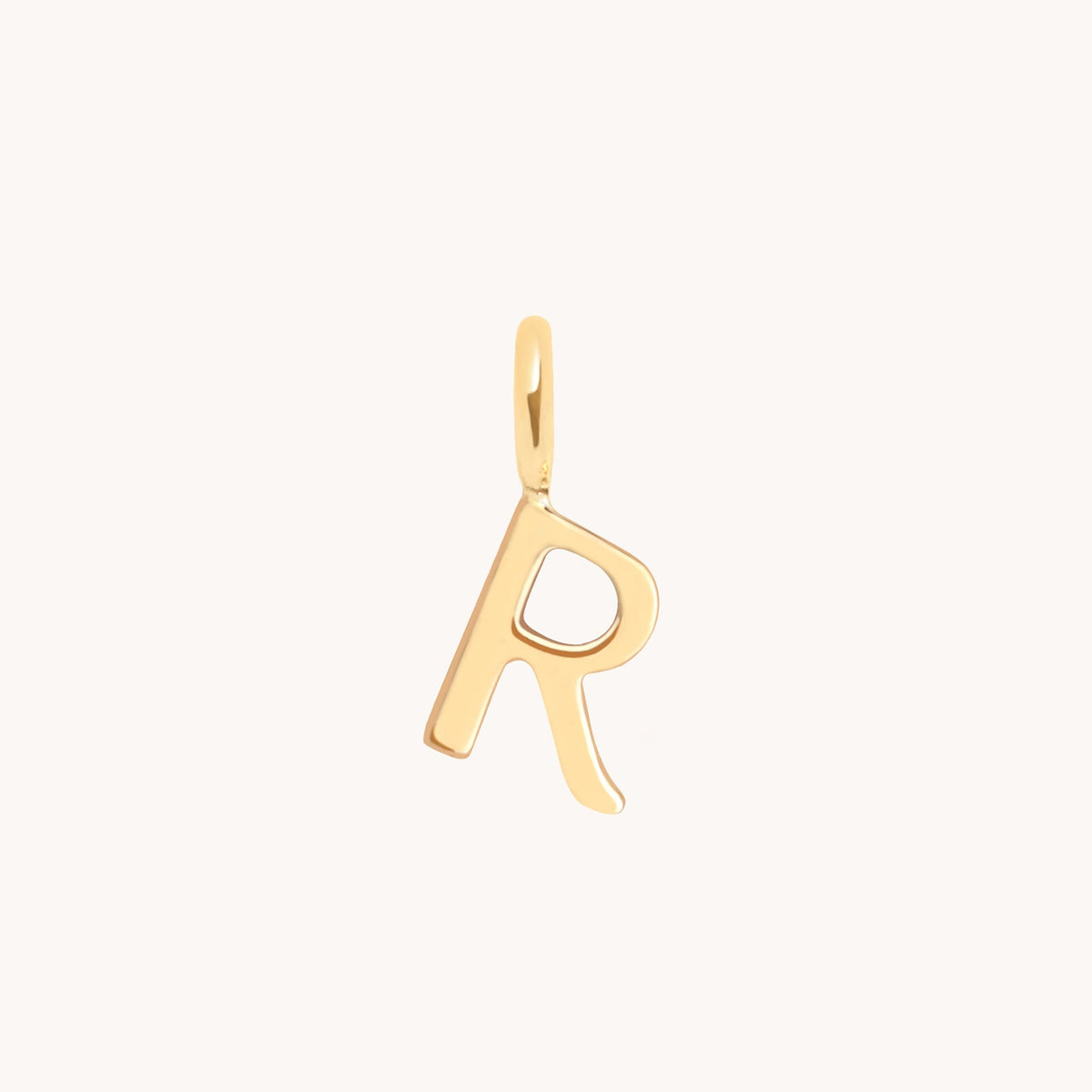 Initial Charms - R Initial Charm 9k Gold - Welding Charm - Astrid &amp; Miyu