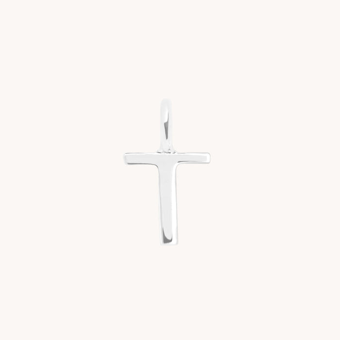 Initial Charms - T Initial Charm 9k White Gold - Welding Charm - Astrid &amp; Miyu