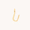 Initial Charms - U Initial Charm 9k Gold - Welding Charm - Astrid &amp; Miyu