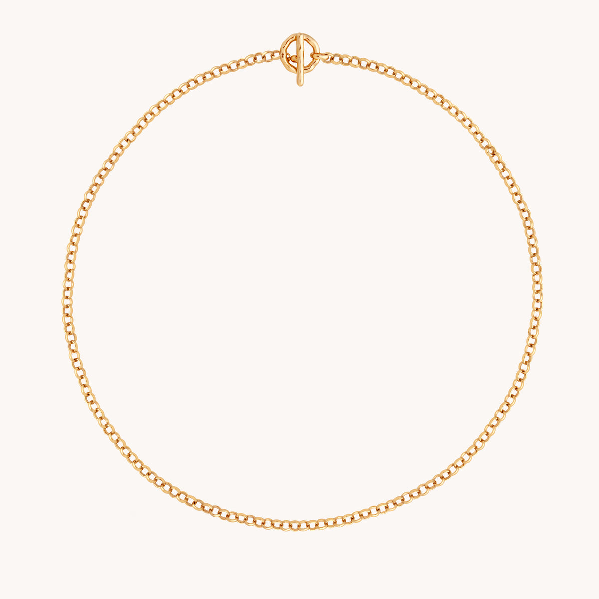T-Bar Chain Necklace In Gold-Astrid &amp; Miyu