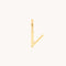 Initial Charms - V Initial Charm 9k Gold - Welding Charm - Astrid &amp; Miyu