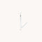Initial Charms - V Initial Charm 9k White Gold - Welding Charm - Astrid &amp; Miyu