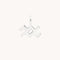 Aquarius Jewellery - Aquarius Zodiac Charm 9k White Gold - Welding Charm - Astrid &amp; Miyu