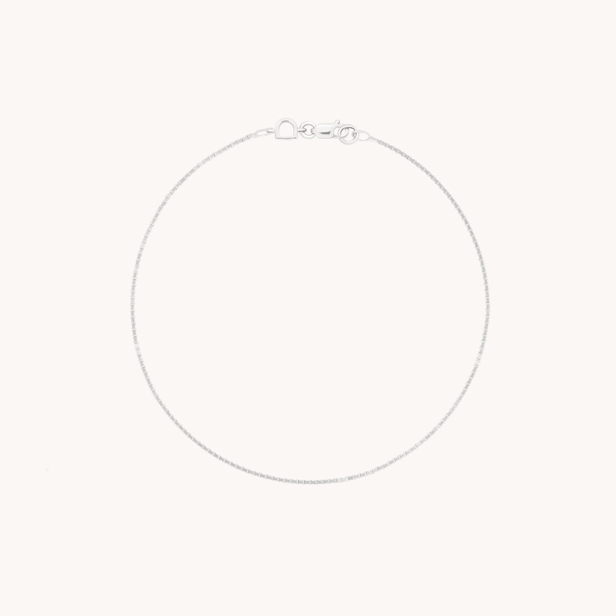 Shoreditch Story Chain Bracelet in Solid White Gold-Astrid &amp; Miyu