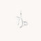 Capricorn Jewellery - Capricorn Zodiac Charm 9k White Gold - Welding Charm - Astrid &amp; Miyu