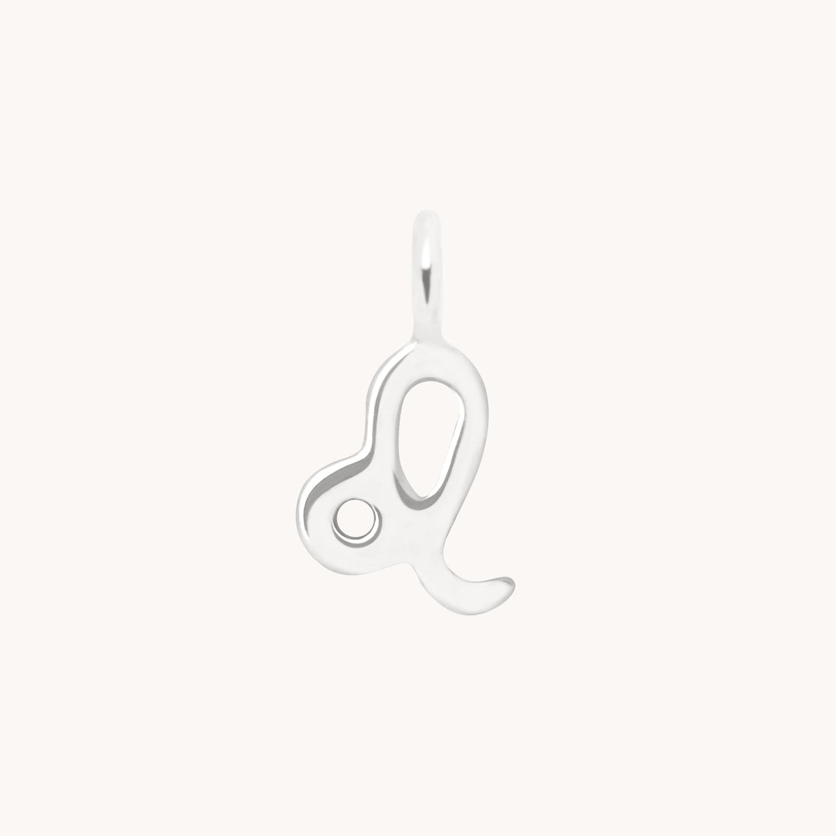 Leo Jewellery - Leo Zodiac Charm 9k White Gold - Welding Charm - Astrid &amp; Miyu