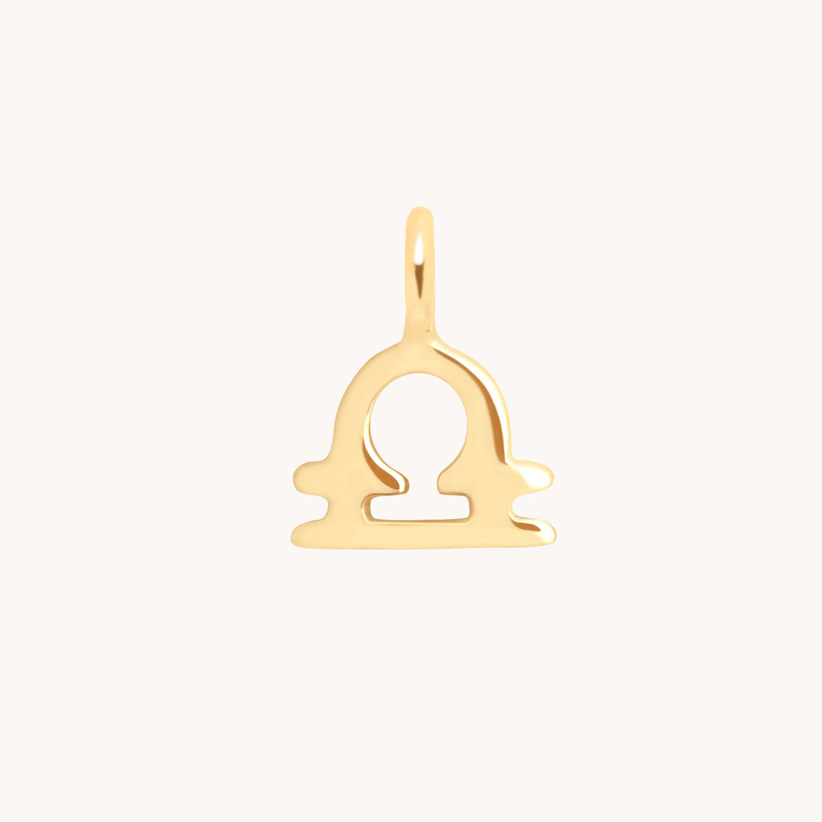 Libra Jewellery - Libra Zodiac Charm 9k Gold - Welding Charm - Astrid &amp; Miyu