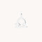 Libra Jewellery - Libra Zodiac Charm 9k White Gold - Welding Charm - Astrid &amp; Miyu