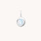 Birthstone Charms - Moonstone New Beginnings Charm 9k White Gold - Welding Charm - Astrid &amp; Miyu