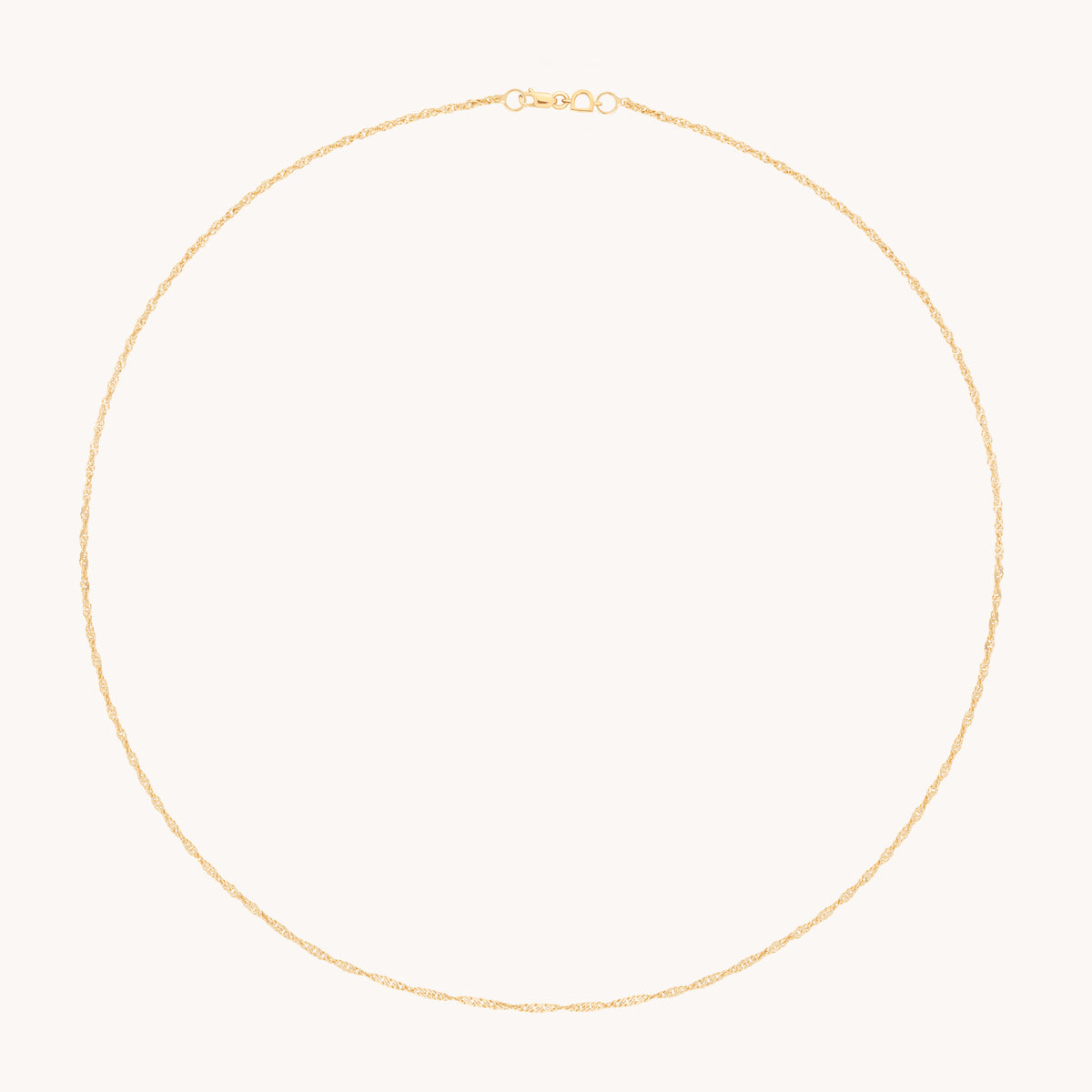 Bold Astrid Story Chain Necklace in Solid Gold-Astrid &amp; Miyu