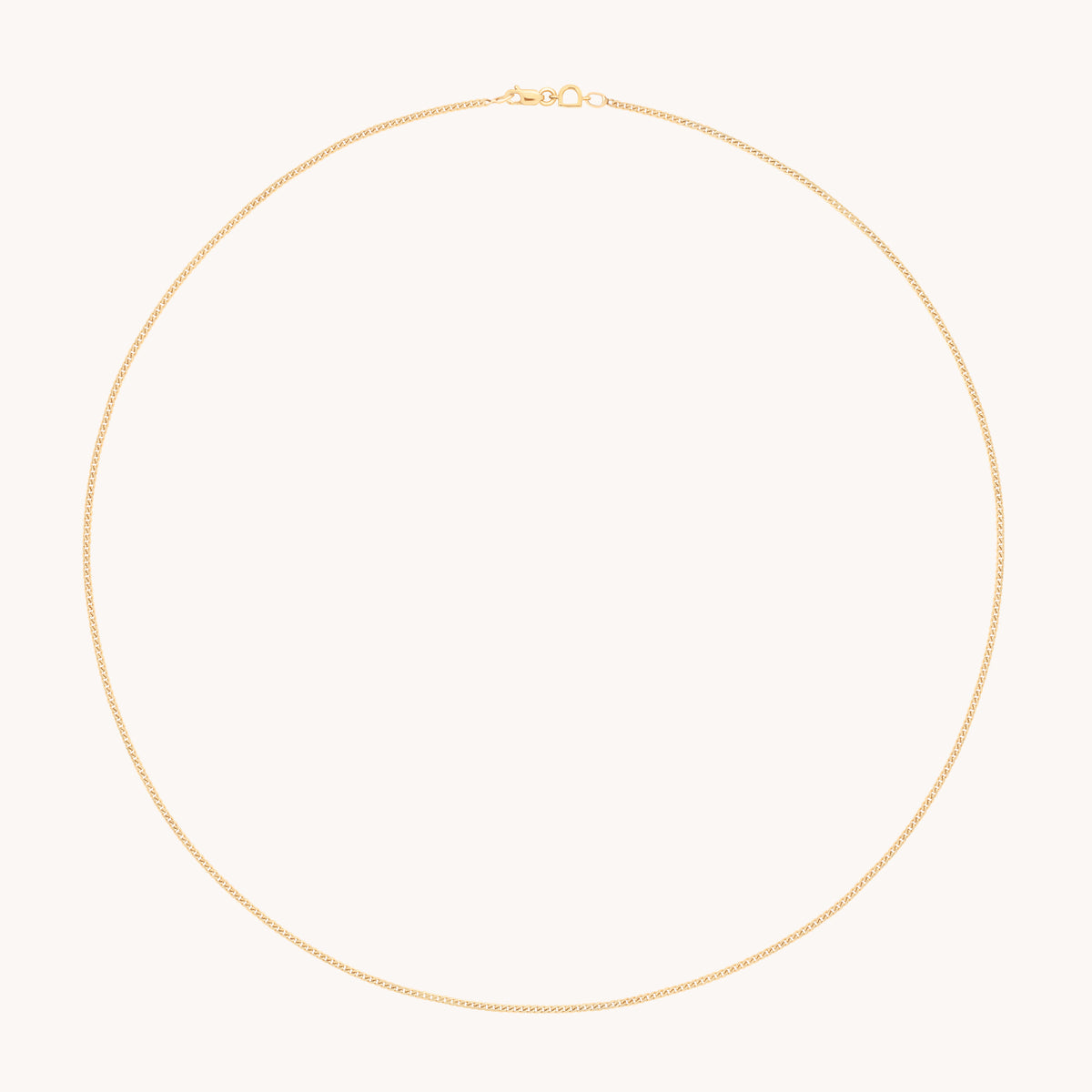 Bold Miyu Story Chain Necklace in Solid Gold-Astrid &amp; Miyu