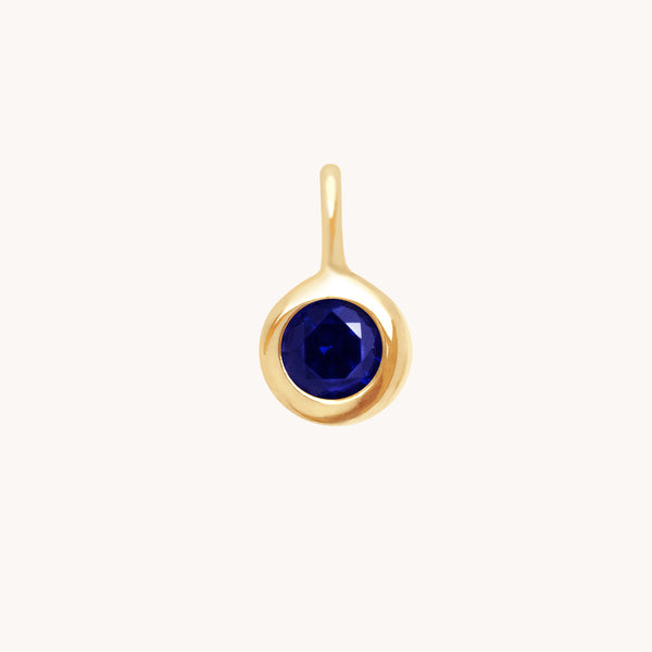 Lapis Wisdom Charm 9k Gold-Astrid &amp; Miyu