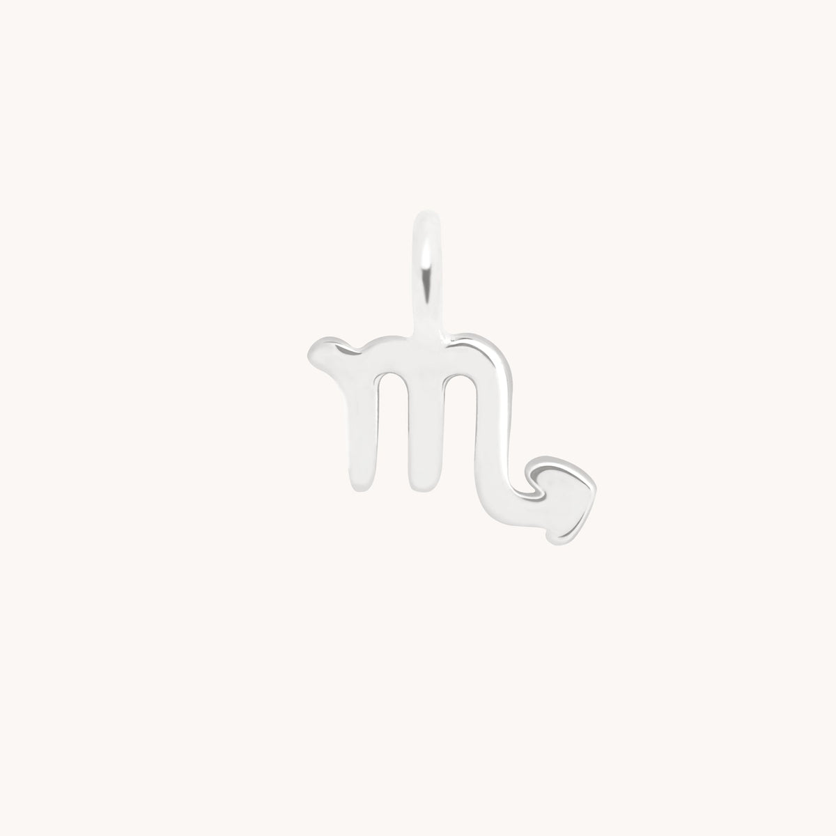 Scorpio Zodiac Charm 9k White Gold - Welding Charm - Astrid &amp; Miyu