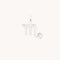 Scorpio Zodiac Charm 9k White Gold - Welding Charm - Astrid &amp; Miyu