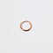 Essential 11.5mm Hoop in Rose Gold flat lay