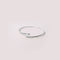 Orbit Crystal Cuff in Silver flat lay shot