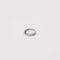 Celestial Crystal Hoop 11.5mm in Silver Flat Lay