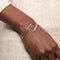 Bracelets - Twist Cuff in Silver - Bangle - Astrid &amp; Miyu