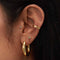 18k Gold Plated Jewellery - August Birthstone Stud Earrings in Gold with Peridot CZ - Stud Earrings - Astrid &amp; Miyu