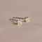 August Peridot - August Birthstone Stud Earrings in Silver with Peridot CZ - Stud Earrings - Astrid &amp; Miyu