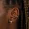 Birthstone Stud Earrings In Silver - May Birthstone Stud Earrings in Silver with Emerald CZ - Stud Earrings - Astrid &amp; Miyu
