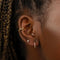 18k Gold Plated Jewellery - June Birthstone Stud Earrings in Gold with Moonstone CZ - Stud Earrings - Astrid &amp; Miyu