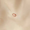 Flat lay of Cluster Hoop 8mm in Rose Gold
