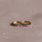 18k Gold Plated Jewellery - December Birthstone Huggies in Gold with Tanzanite CZ - Huggies - Astrid &amp; Miyu