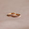 18k Gold Plated Jewellery - February Birthstone Huggies in Gold with Amethyst CZ - Huggies - Astrid &amp; Miyu