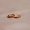 18k Gold Plated Jewellery - January Birthstone Huggies in Gold with Garnet CZ - Huggies - Astrid &amp; Miyu