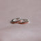 Birthstone Earrings - January Birthstone Huggies in Silver with Garnet CZ - Huggies - Astrid &amp; Miyu