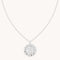 Libra Bold Zodiac Pendant Necklace in Silver