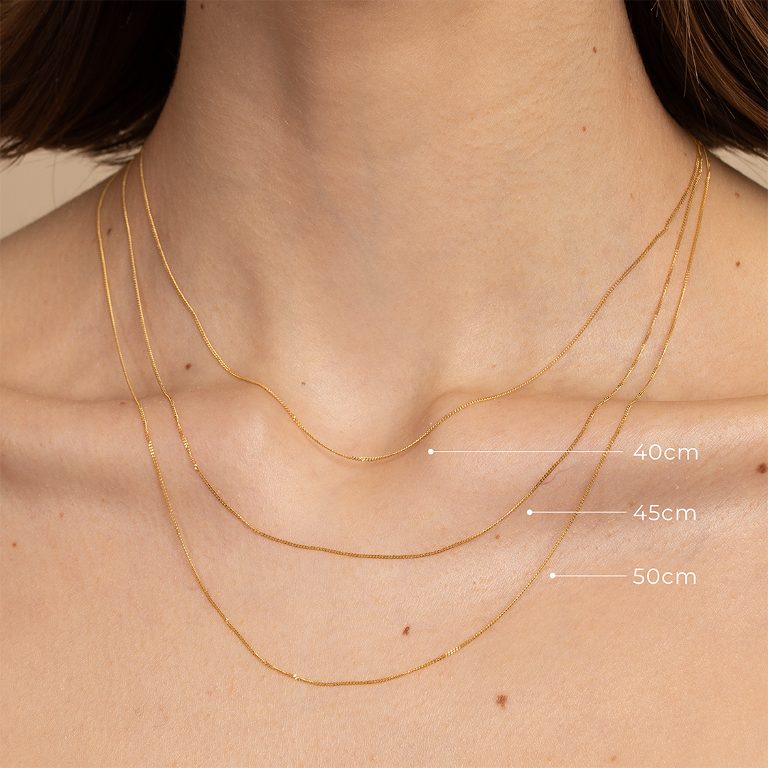 Charm Compatible Necklaces & Bracelets - Miyu Chain Necklace in Solid Gold - Chain Necklace - Astrid &amp; Miyu